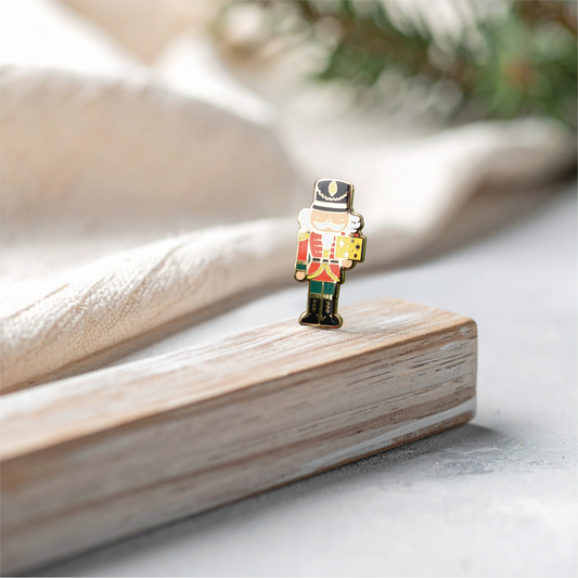 Nutcracker Holiday Premium Enamel Pin