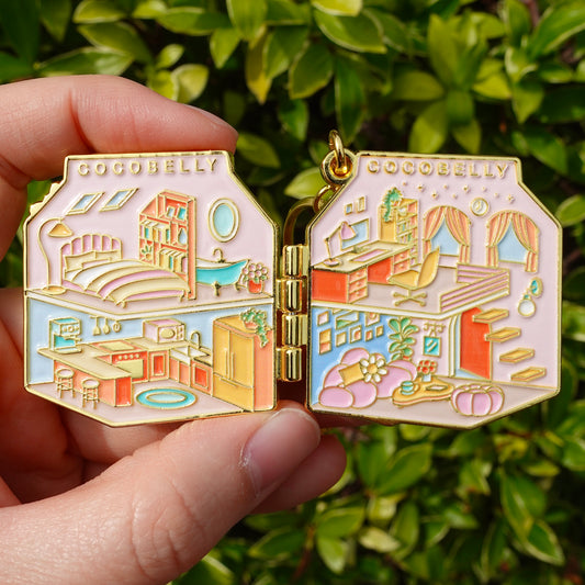 Milk Carton Dollhouse Keychain