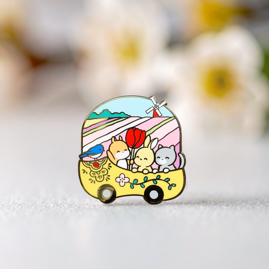Cocobelly Tulip Festival Enamel Pin