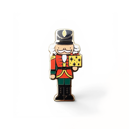 Nutcracker Holiday Premium Enamel Pin