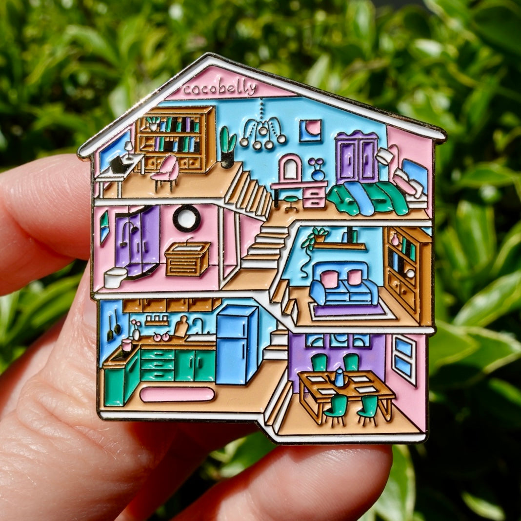 Cocobelly Dollhouse Soft Enamel Pin Magnet