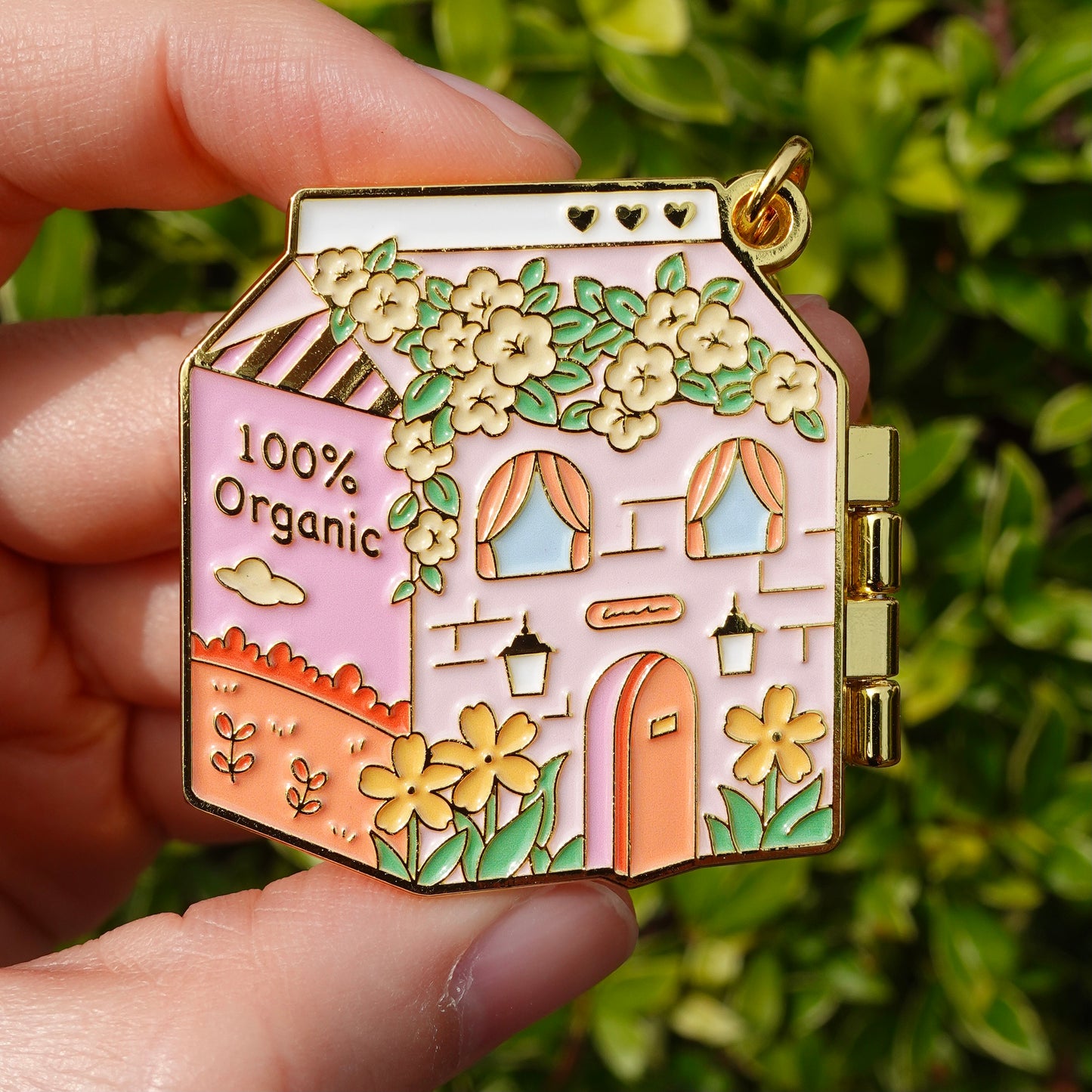 Milk Carton Dollhouse Keychain