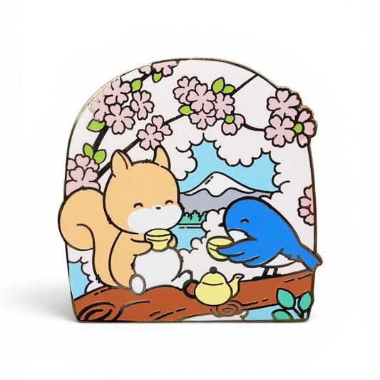 Cocobelly Cherry Blossom Enamel Pin