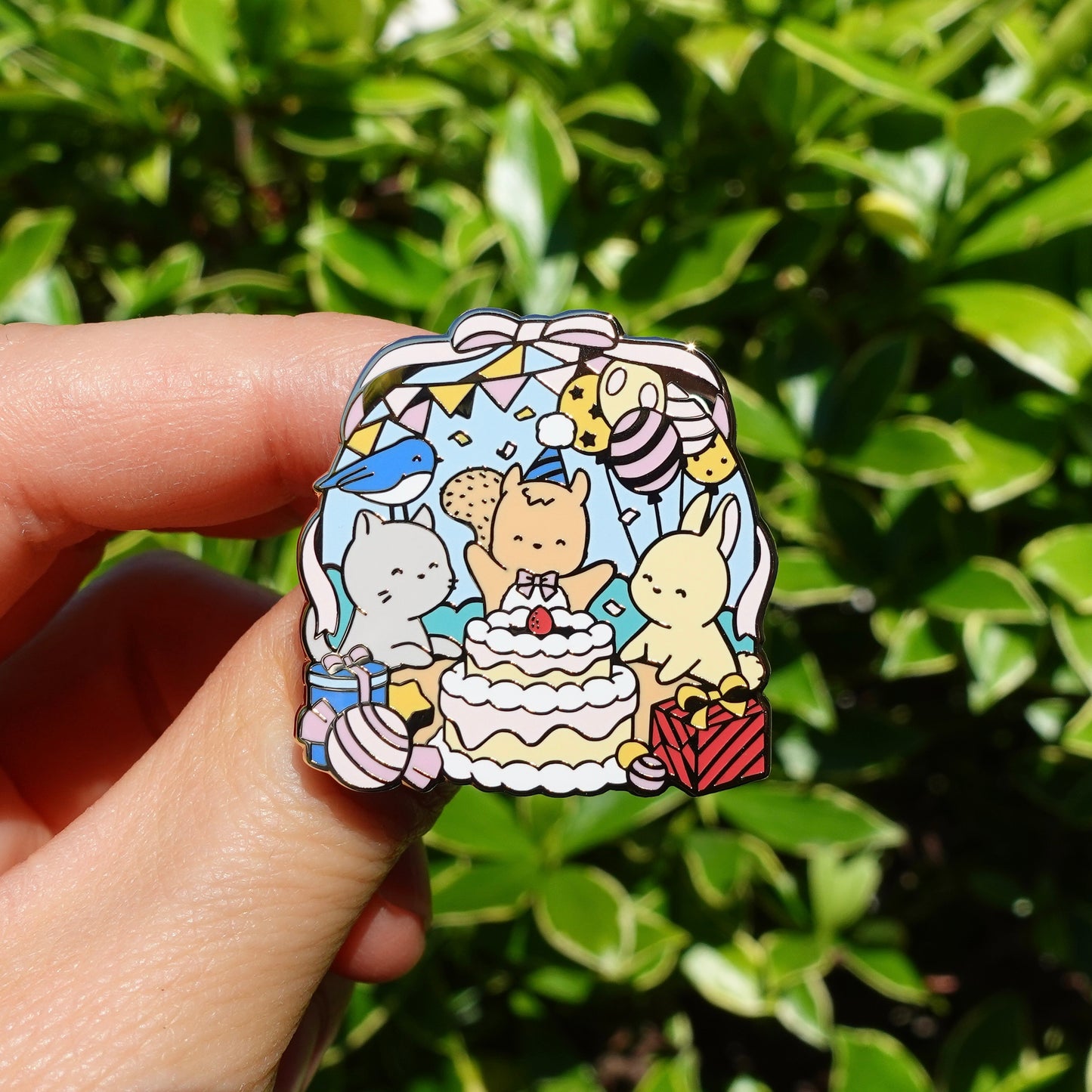 Forest Birthday Party Pin