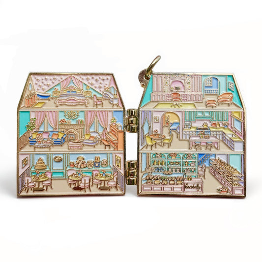 Cocobelly Dollhouse Enamel Keychain