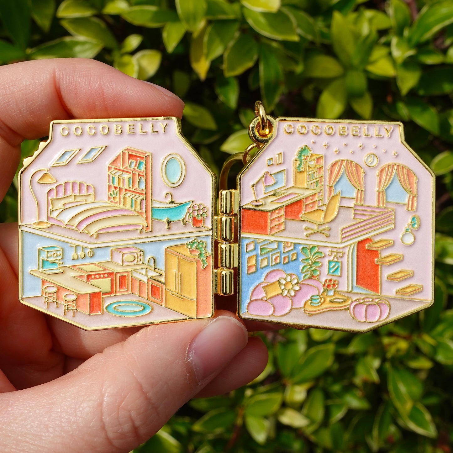 Milk Carton Dollhouse Keychain