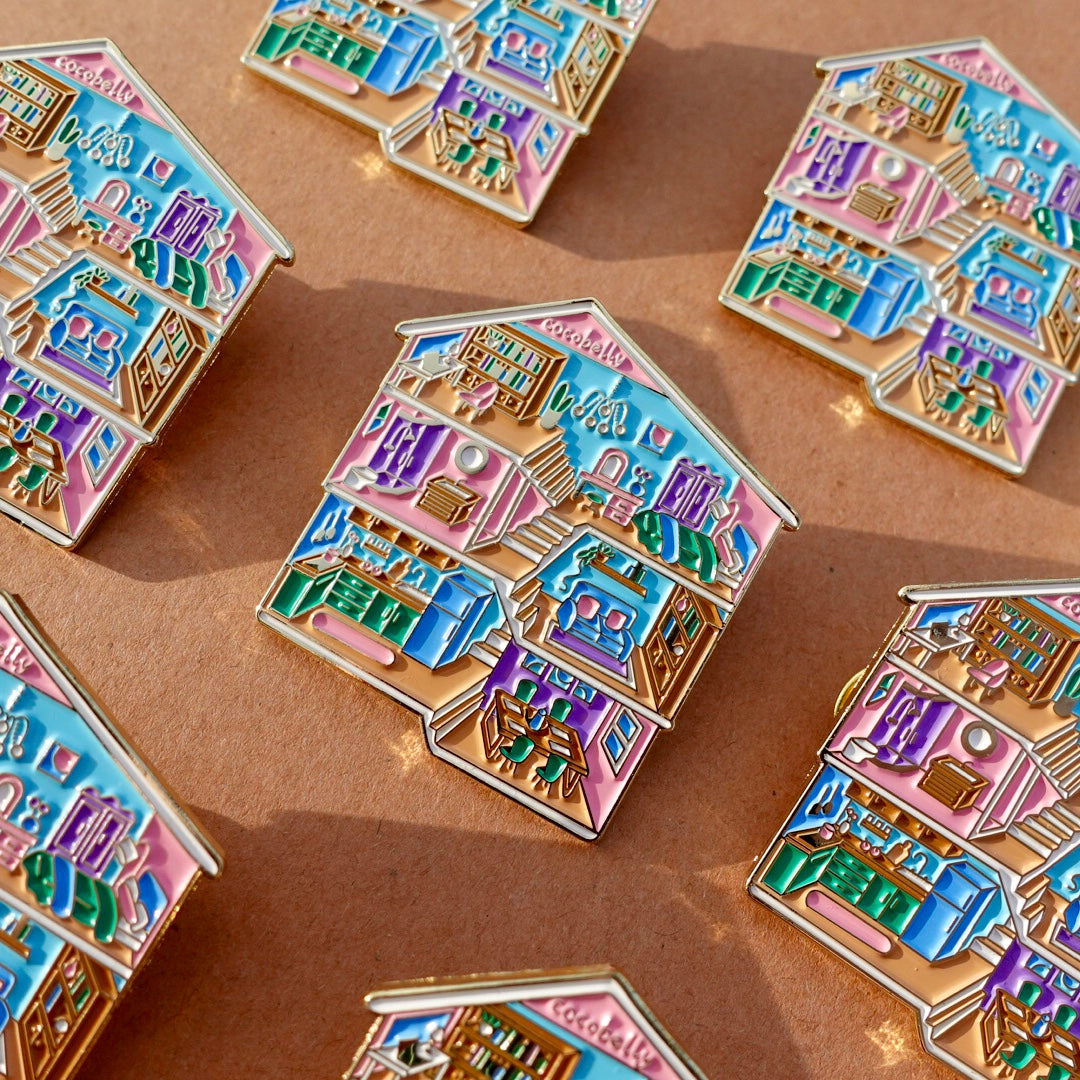 Cocobelly Dollhouse Soft Enamel Pin Magnet