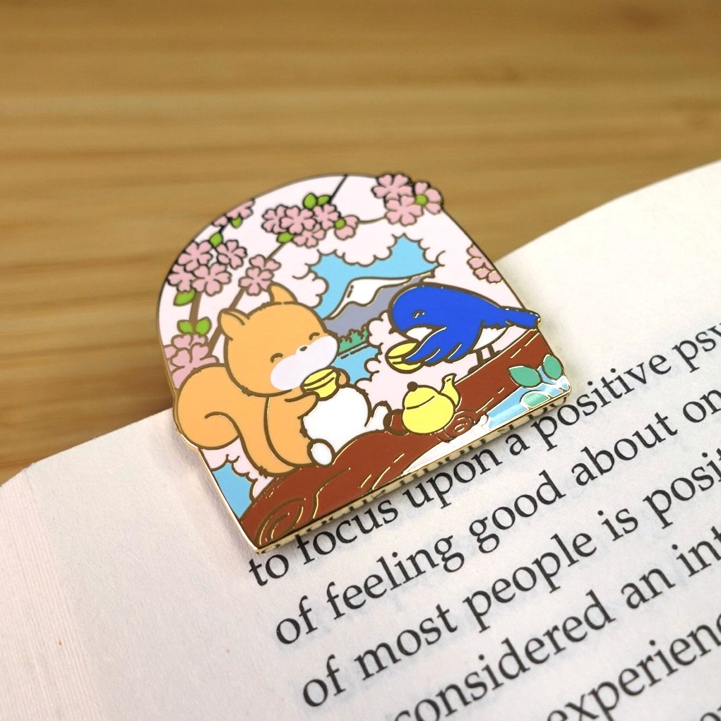 Cocobelly Cherry Blossom Enamel Pin