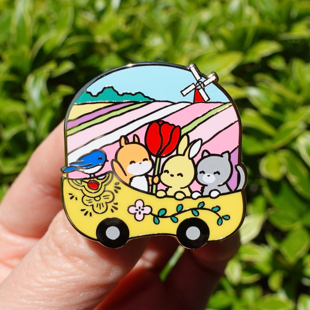 Cocobelly Tulip Festival Enamel Pin