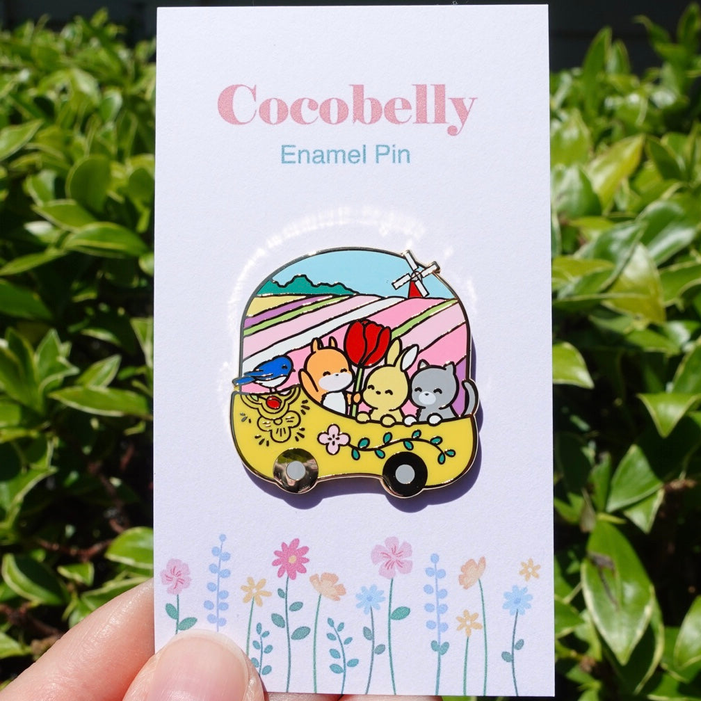 Cocobelly Tulip Festival Enamel Pin