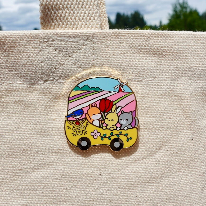 Cocobelly Tulip Festival Enamel Pin