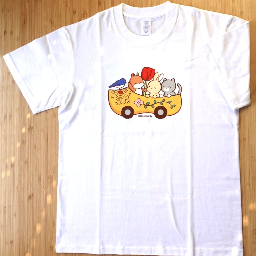 Cotton T-Shirt Royal Tea Cups