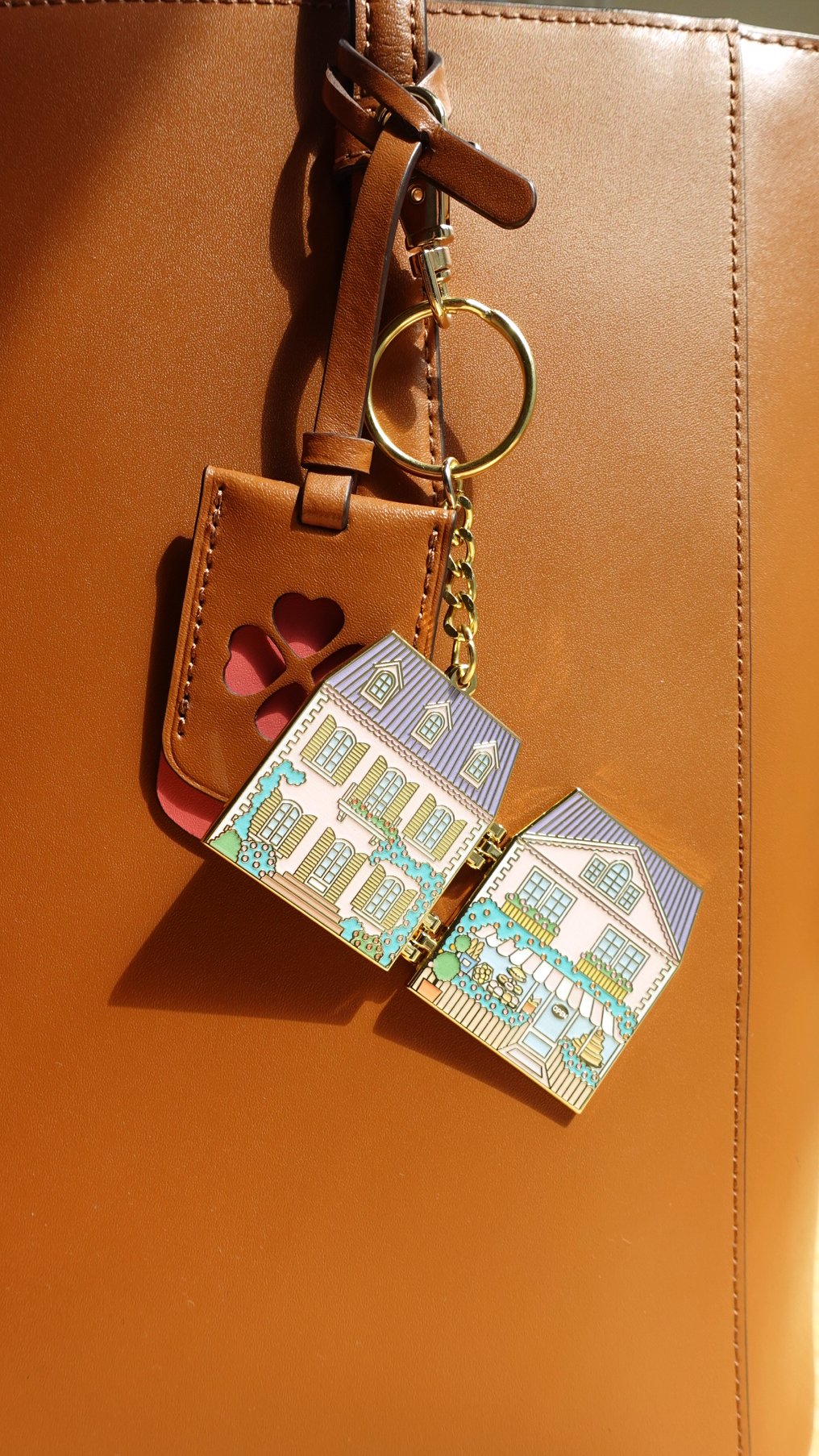 Cocobelly Dollhouse Hinged Enamel Keychain - Limited Edition