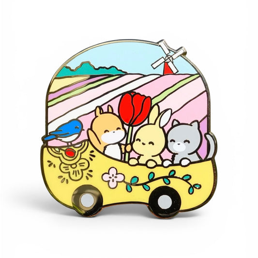 Cocobelly Tulip Festival Enamel Pin