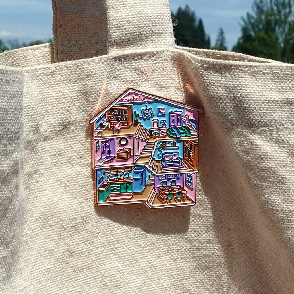 Cocobelly Dollhouse Soft Enamel Pin Magnet